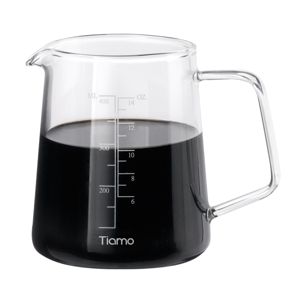 Tiamo 耐热玻璃咖啡下壶 400ml