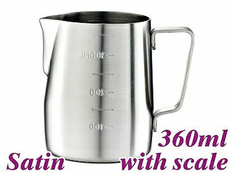 #1311 360cc Milk Pitcher w/ scale 360ml (HC7083)