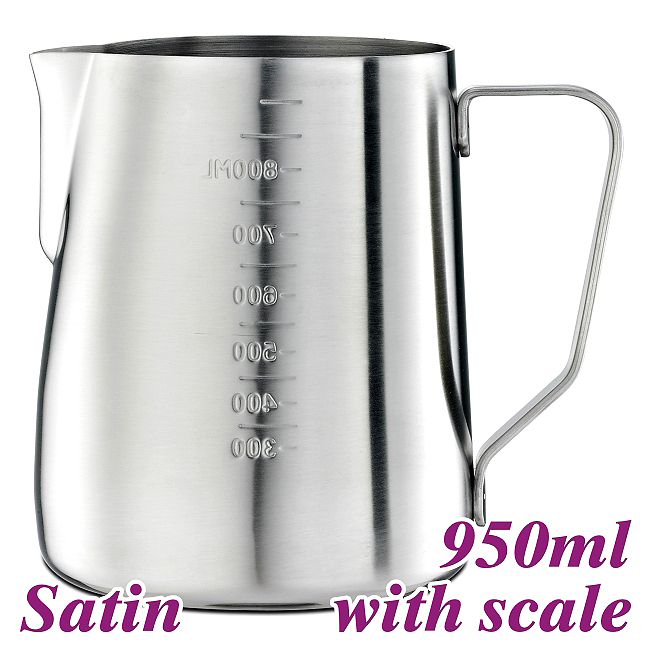 #1326 950cc Milk Pitcher w/ scale 950ml (HC7085)