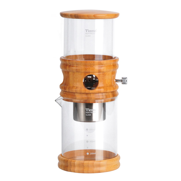 Bamboo Cold Drip Ice dripper Coffee Maker 5 cups