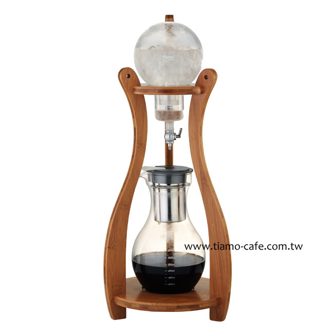 Bamboo Cold Drip Ice dripper Coffee Maker 10 cups